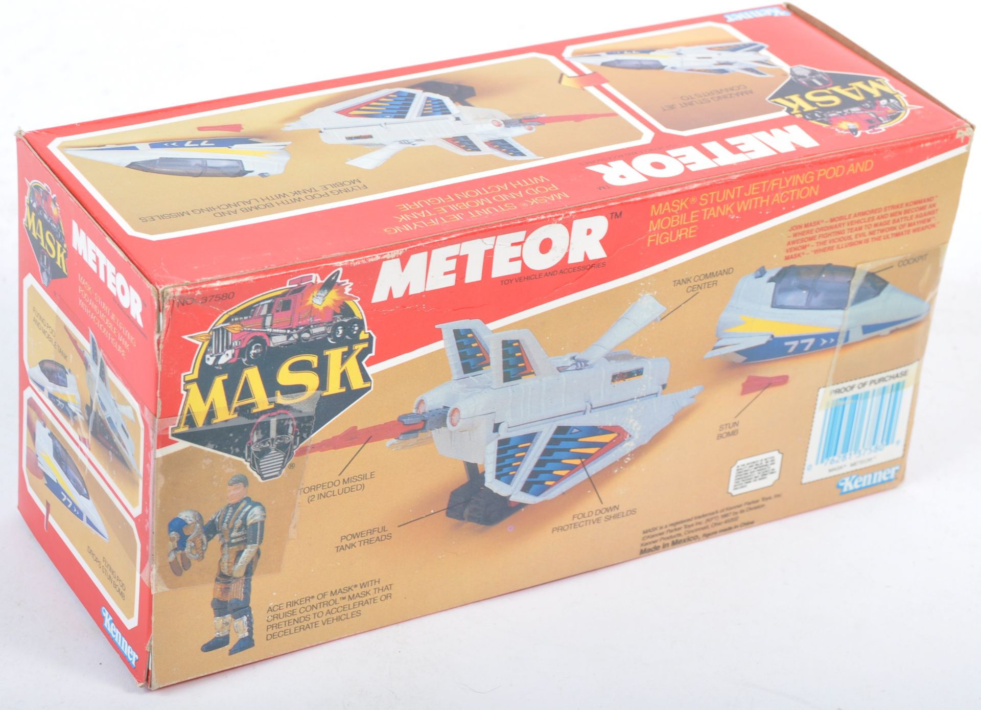 RARE FACTORY SEALED KENNER MASK METEOR BOXED TOY - Bild 2 aus 4