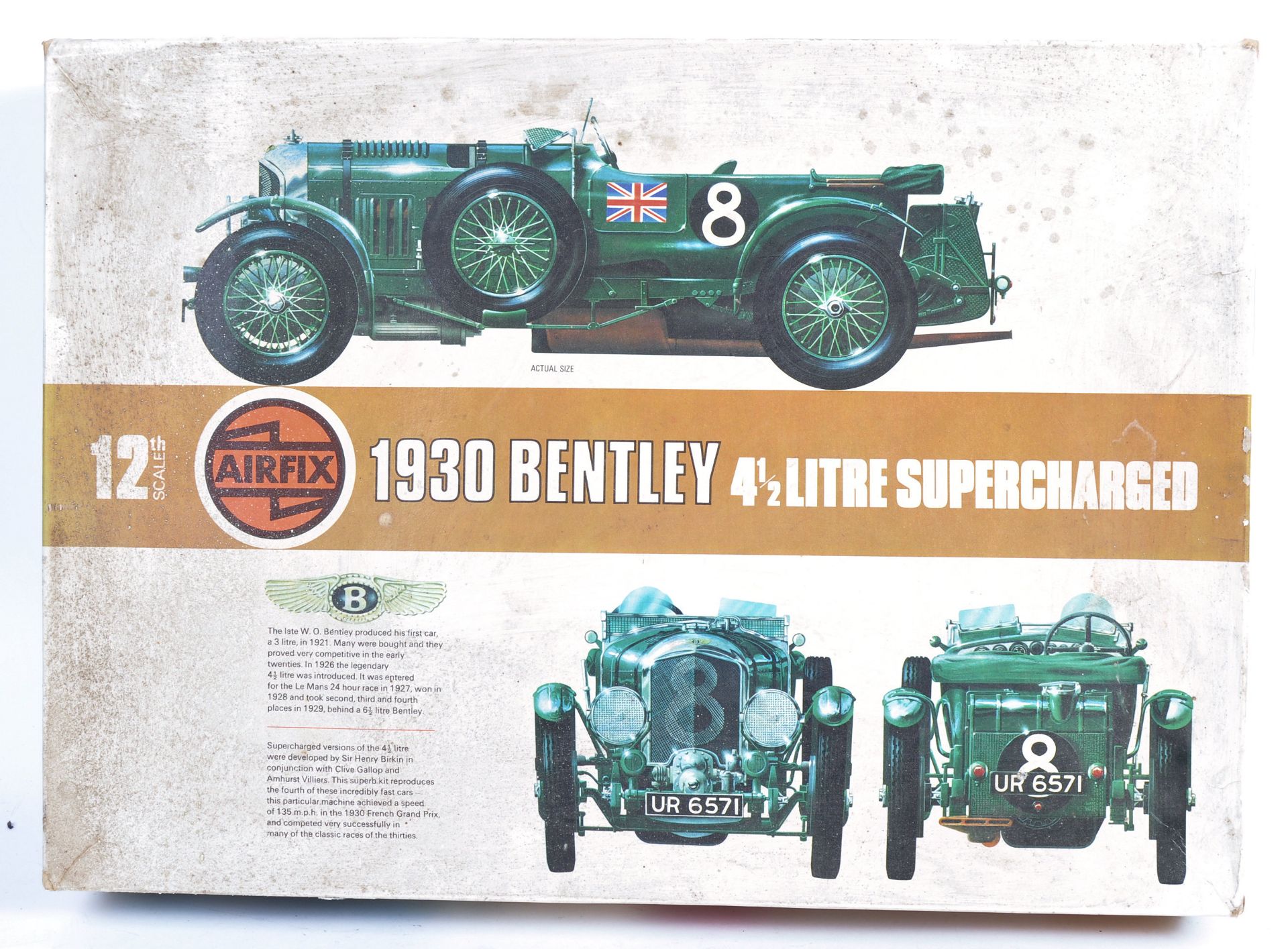 AIRFIX ORIGINAL VINTAGE 1930 BENTLEY MODEL KIT