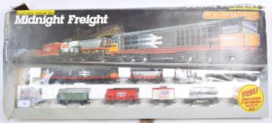 HORNBY 00 GAUGE R674 MIDNIGHT FREIGHT TRAIN SET