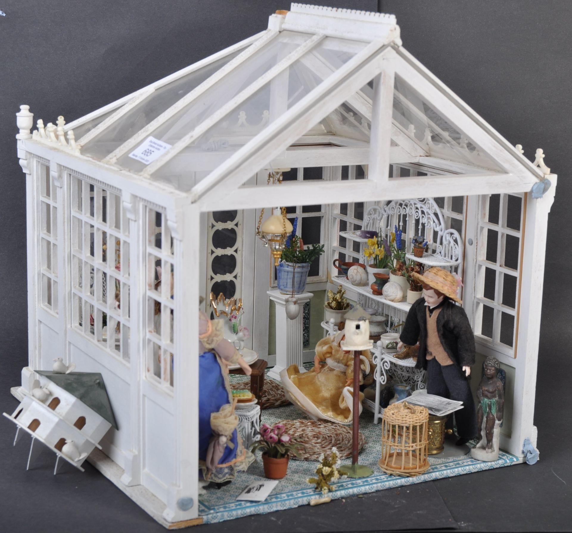 VINTAGE VICTORIAN STYLE ORANGERY DOLL'S HOUSE