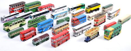 COLLECTION OF ASSORTED CORGI & EFE DIECAST BUSES