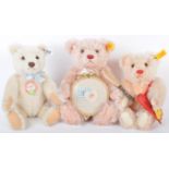 COLLECTION OF X3 ORIGINAL STEIFF TEDDY BEARS