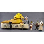 VINTAGE STAR WARS KENNER JABBA THE HUTT PLAYSET W/FIGURES