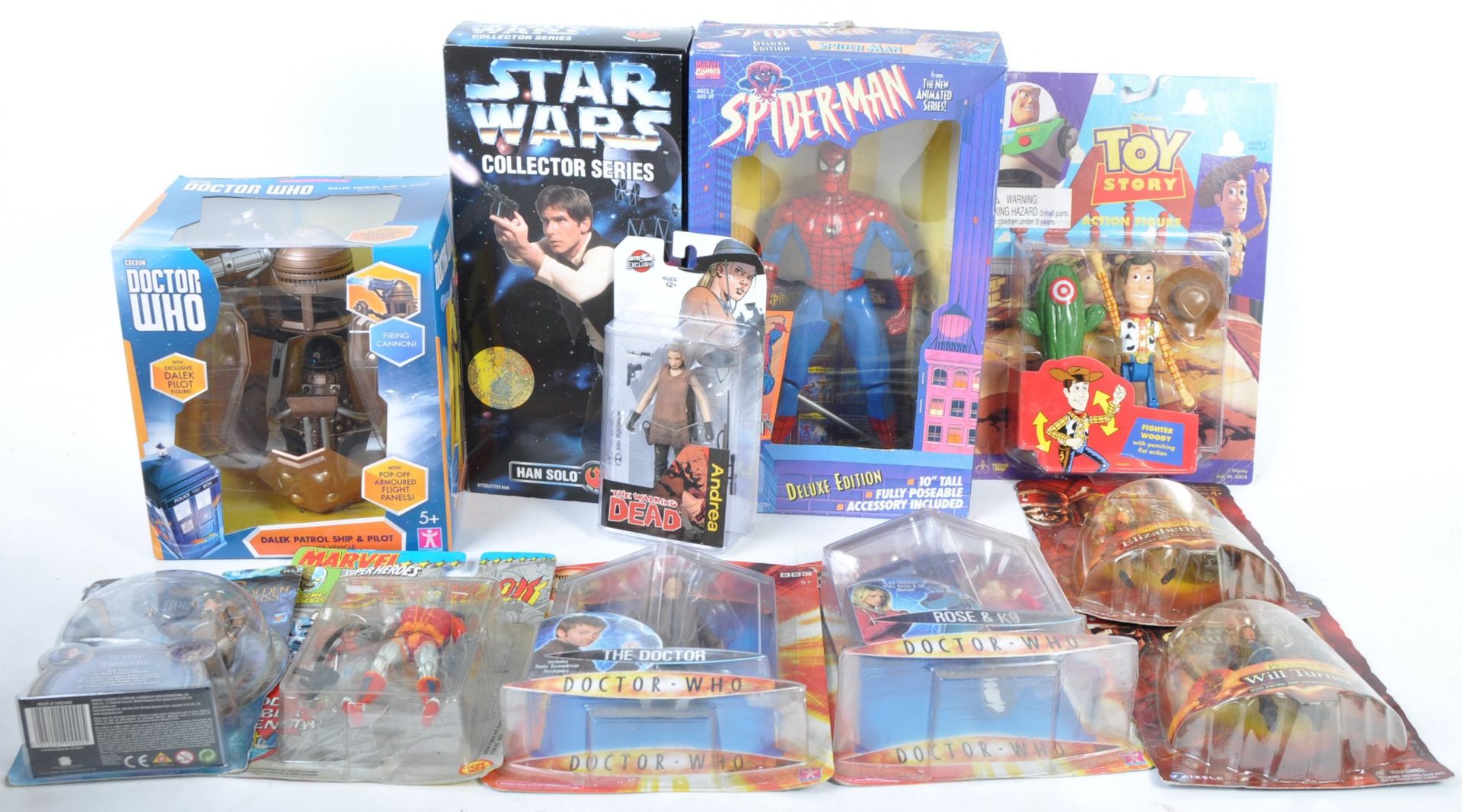 COLLECTION OF ASSORTED TV & FILM RELATED ACTION FIGURES