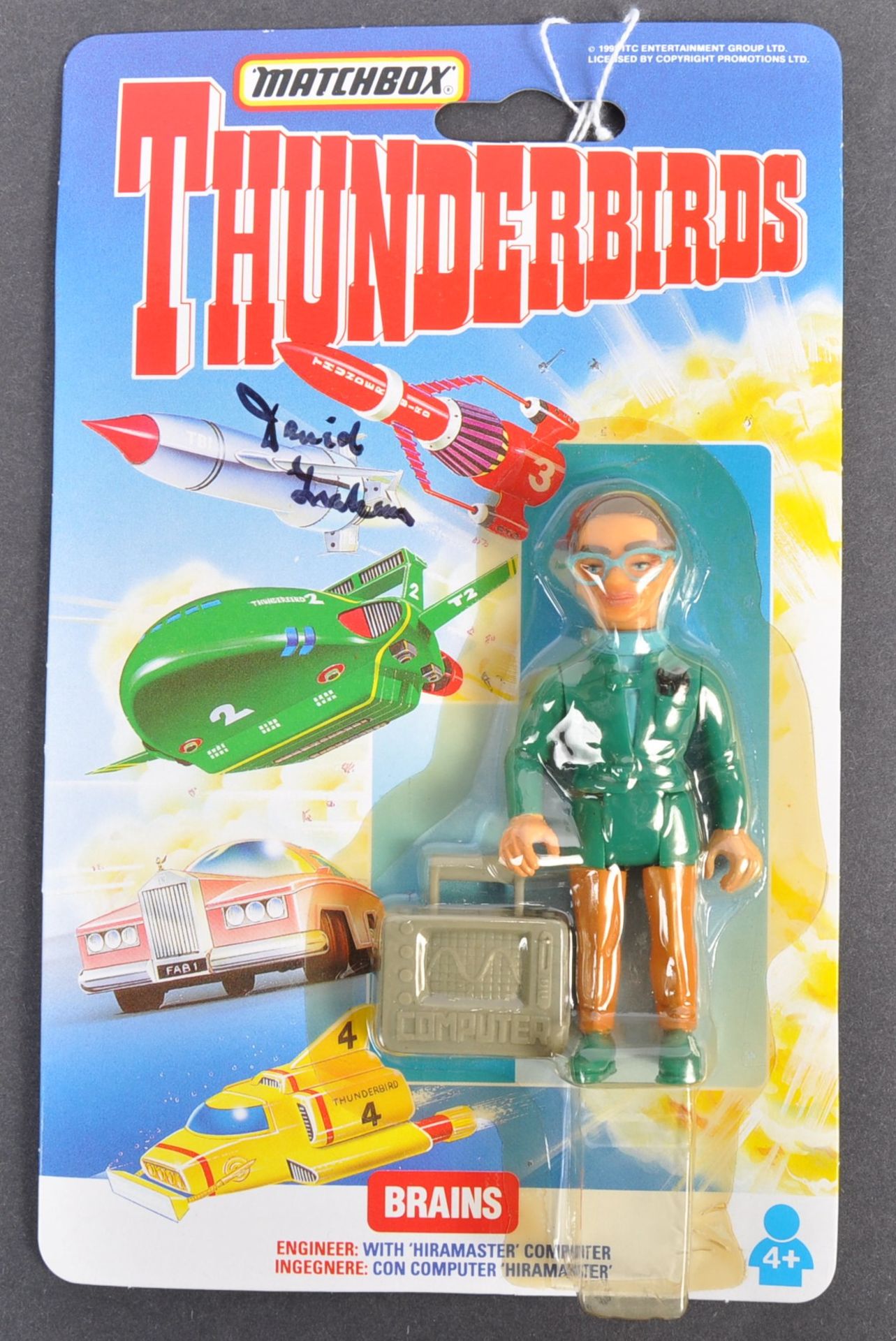 THUNDERBIRDS - GERRY ANDERSON - DAVID GRAHAM SIGNED FIGURE