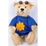 ORIGINAL GERMAN STEIFF ' SUNNY SUMMER BEAR ' TEDDY BEAR WITH GROWLER