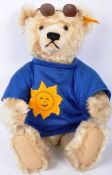 ORIGINAL GERMAN STEIFF ' SUNNY SUMMER BEAR ' TEDDY BEAR WITH GROWLER