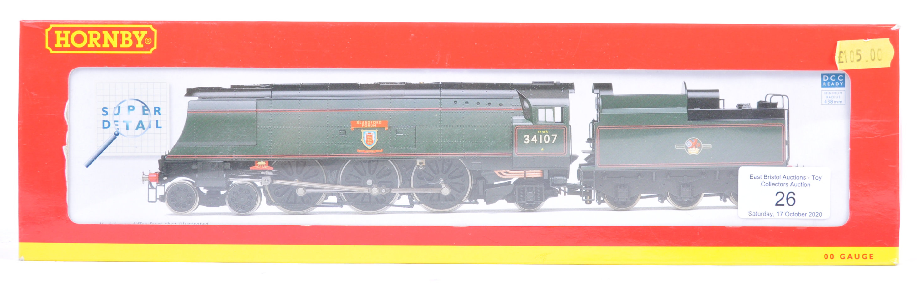 HORNBY 00 GAUGE R2926 ' BLANDFORD FORUM ' TRAIN SET LOCOMOTIVE