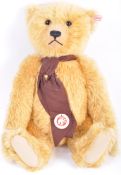 ORIGINAL STEIFF 2008 GOLDEN FUR JOINTED TEDDY WITH GROWLER