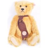 ORIGINAL STEIFF 2008 GOLDEN FUR JOINTED TEDDY WITH GROWLER