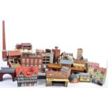 COLLECTION OF 00 GAUGE MODEL RAILWAY BUILDINGS AND TRACK