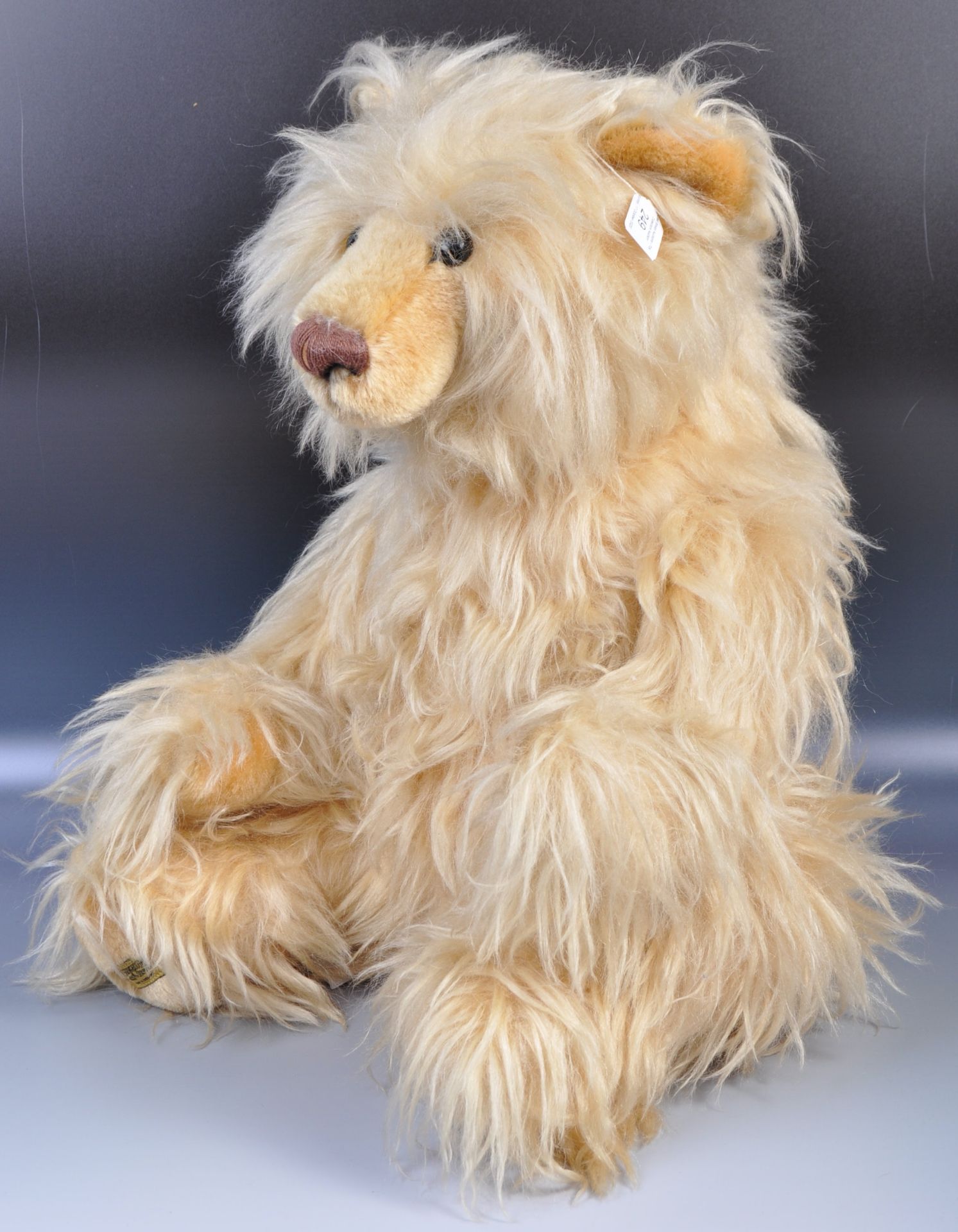 LIMITED EDITION MERRYTHOUGHT LONG HAIR TEDDY BEAR WITH GROWLER - Bild 4 aus 5