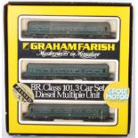 GRAHAM FARISH N GAUGE 8143 3 CAR DMU SET