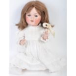 ANTIQUE GERMAN ARMAND MARSEILLE BISQUE HEADED DOLL