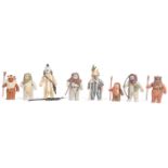 COMPLETE SET OF VINTAGE STAR WARS EWOK ACTION FIGURES