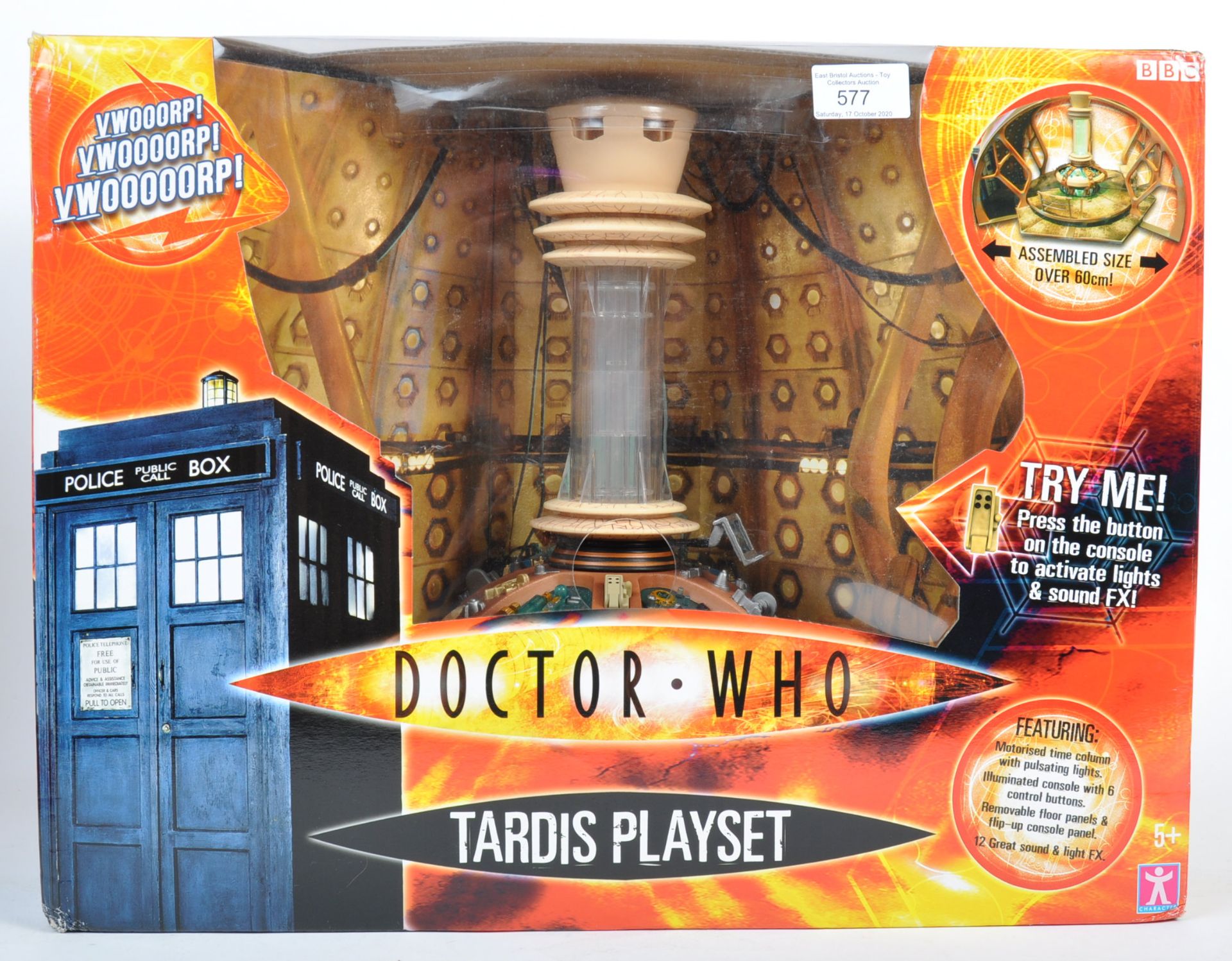 DOCTOR WHO CHARACTER OPTIONS TARDIS PLAYSET SEALED