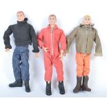 COLLECTION OF ORIGINAL VINTAGE PALITOY ACTION MAN FIGURES