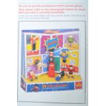 MCDONALDS HAPPY MEAL DISPLAY STAND AND NINE FIGURES