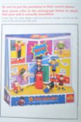 MCDONALDS HAPPY MEAL DISPLAY STAND AND NINE FIGURES
