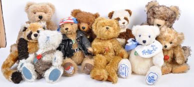 COLLECTION X10 ASSORTED HERMANN TEDDY BEARS