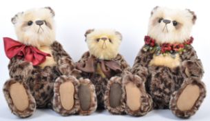 COLLECTION OF X3 COTSWOLD BEAR CO TEDDY BEARS