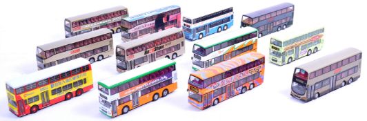 COLLECTION OF DRUMWELL 1/76 DIECAST MODEL BUSES