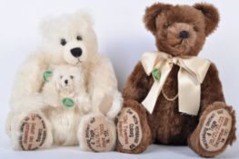 PAIR OF LIMITED EDITION ' MILLENIUM COLLECTION ' HERMANN TEDDY BEARS