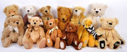 COLLECTION OF X12 LIMITED EDITION DEANS RAG BOOK BEARS