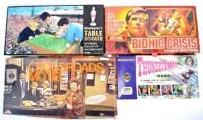 COLLECTION OF ORIGINAL VINTAGE TV RELATED BOARD GAMES