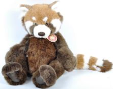 ORIGINAL CHARLIE BEAR ' RONNIE ' RED PANDA TEDDY BEAR