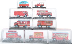 COLLECTION OF OXFORD 1/76 SCALE CHIPPERFIELDS CIRCUS DIECAST