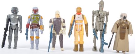 STAR WARS - COLLECTION OF X6 BOUNTY HUNTER FIGURES + WEAPONS