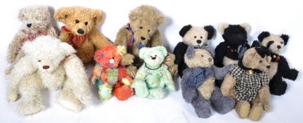 LARGE COLLECTION OF ASSORTED ASHTON-DRAKE TEDDY BEARS