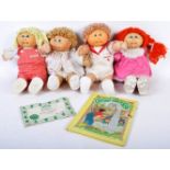 COLLECTION OF X4 ORIGINAL 1980'S CABBAGE PATCH KIDS DOLLS
