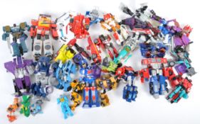 COLLECTION OF ASSORTYED TRANSFORMERS ACTION FIGURES