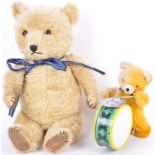 BRITISH CHILTERN TEDDY BEAR AND CLOCKWORK BEAR