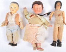 COLLECTION OF ORIENTAL COMPOSITION HEADED DOLL FIGURES