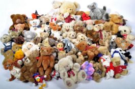 A HUGE COLLECTION OF ASSORTED TEDDY BEARS AND TEDDY BEAR CHAIRS