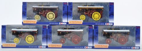 COLLECTION OF CORGI TRACKSIDE ' STEAM RALLY COLLECTION ' MODELS