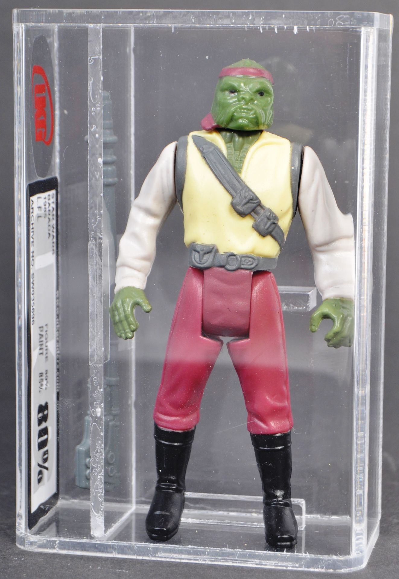 VINTAGE STAR WARS GRADED LAST 17 BARADA ACTION FIGURE