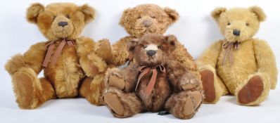 COLLECTION OF X4 RUSS BERRIE SOFT TOY TEDDY BEARS