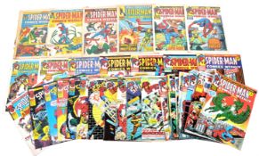 A COLLECTION OF THIRTY-FOUR SPIDER-MAN MARVEL COMICS