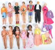 COLLECTION OF VINTAGE 1990'S BARBIE AND SINDY DOLLS