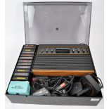 COLLECTION OF ATARI 2600 CONSOLE AND GAMES