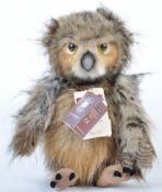 LIMITED EDITION CHARLIE BEARS ' FLYING OFFICER HOOTIE '