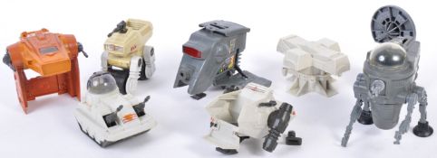 COLLECTION OF VINTAGE STAR WARS MINIRIG ACTION FIGURE PLAYSETS