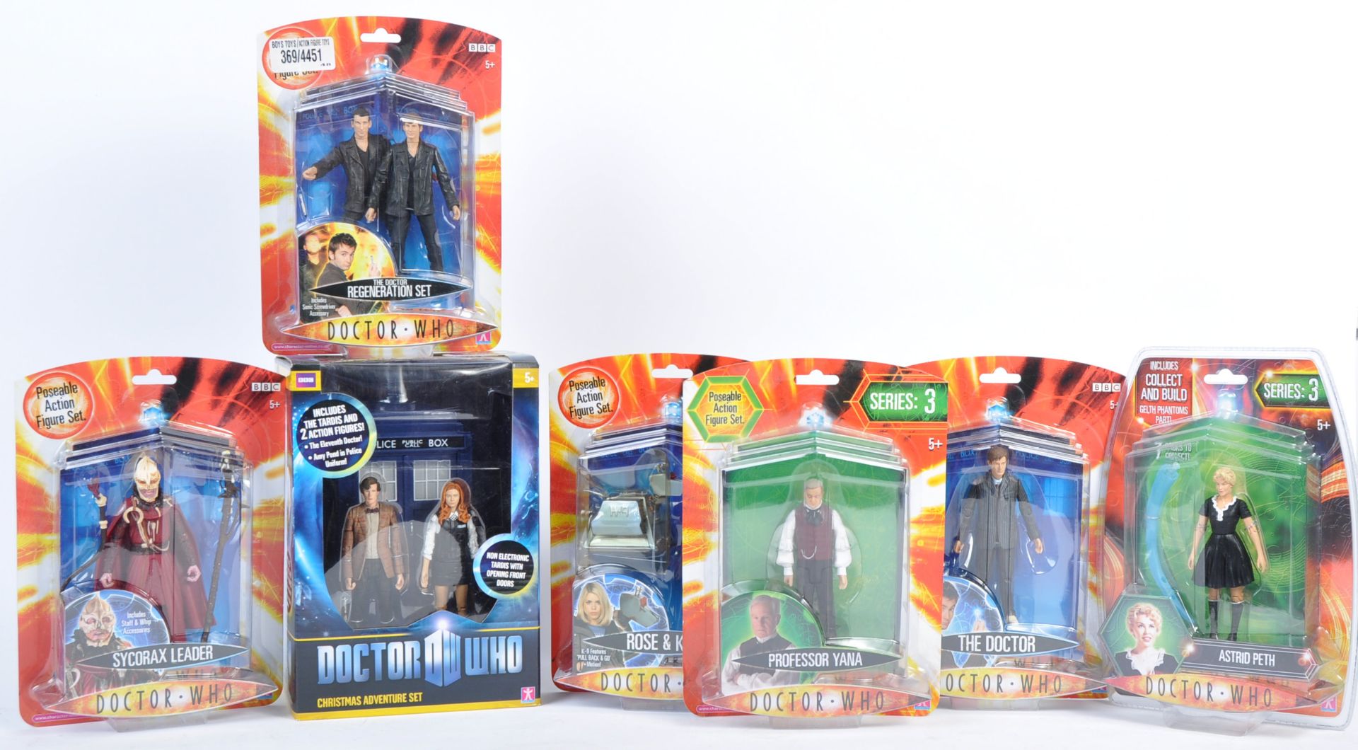 COLLECTION OF DOCTOR WHO CHARACTER OPTIONS ACTION FIGURES