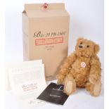 ORIGINAL GERMAN STEIFF BEAR ' BAR 28 PB ' 1904 REPLICA WITH BOX