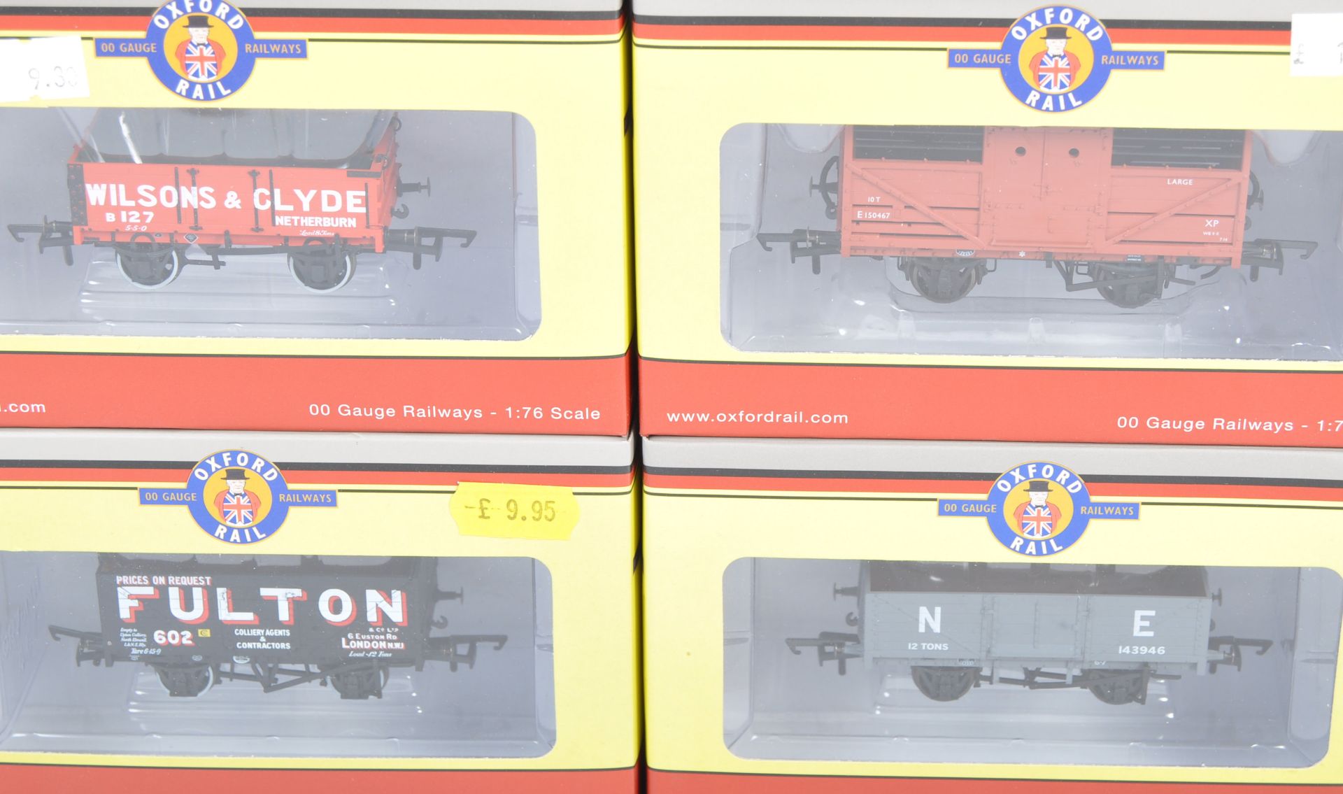 RAKE OF BOXED OXFORD RAIL 00 GAUGE WAGONS & ROLLING STOCK - Bild 2 aus 4