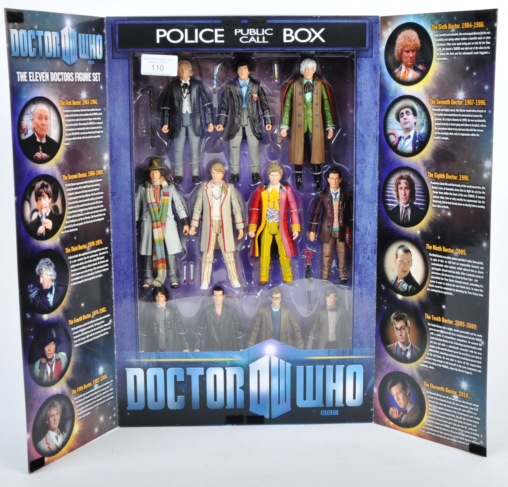 RARE CHARACTER OPTIONS DOCTOR WHO ELEVEN FIGURE SET